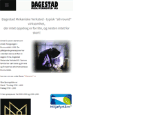Tablet Screenshot of dagestad-mek.no